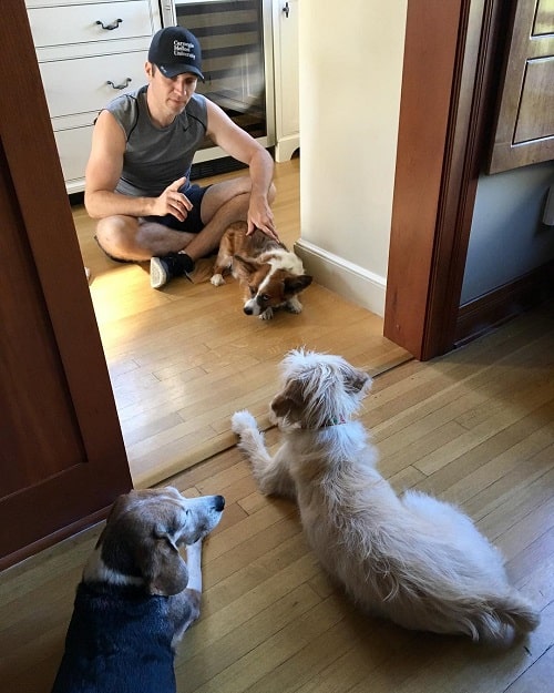 Seamus Dever's photos with his pets